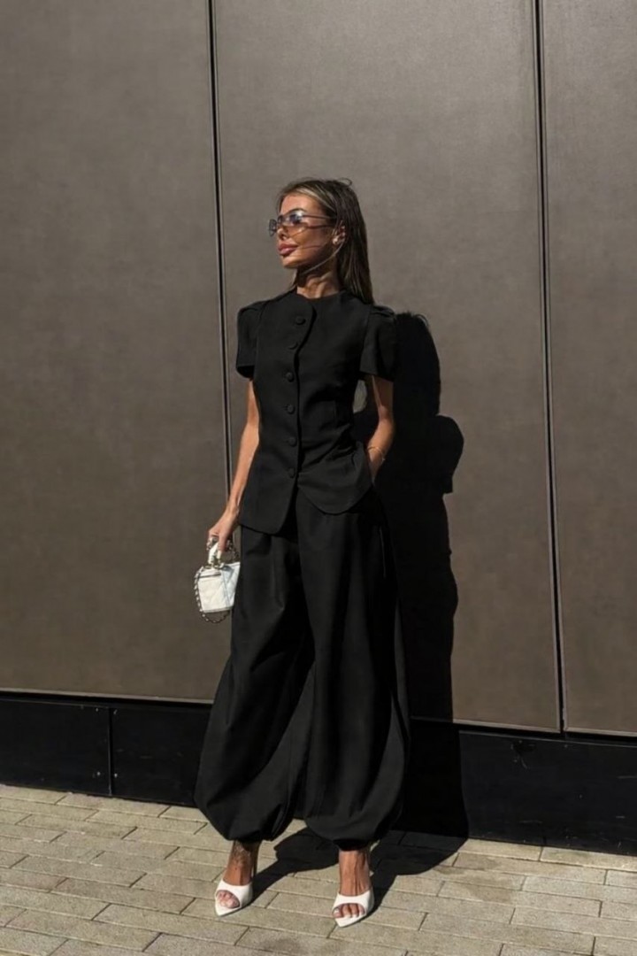 Женский костюм с широкими штанами  POK-678A680