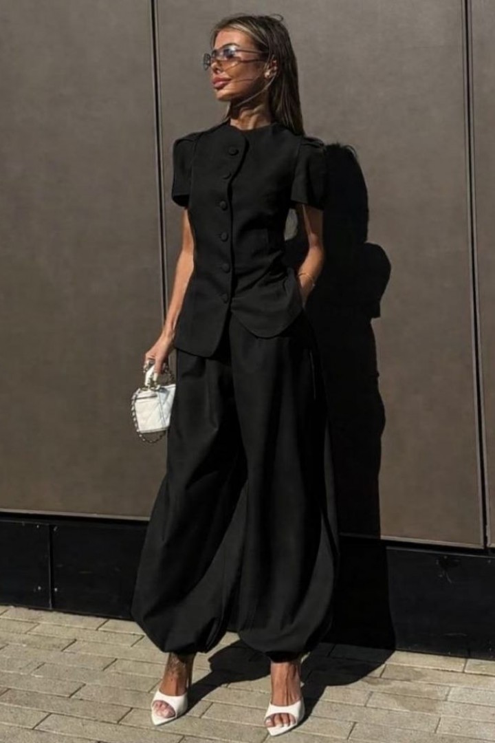 Женский костюм с широкими штанами  POK-678A680