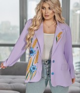 Яркий пиджак женский   VOJ-1070A650