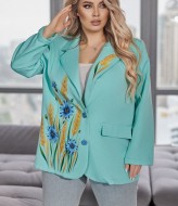 Яркий пиджак женский   VOJ-1070A650