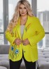 Яркий пиджак женский   VOJ-1070A650