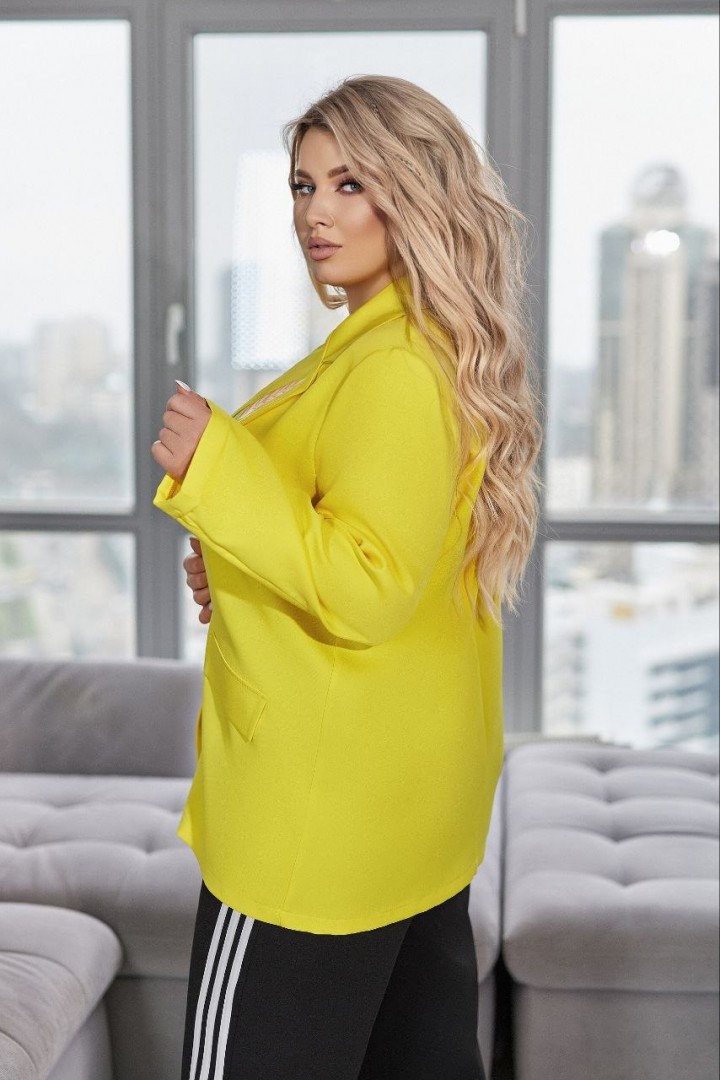 Яркий пиджак женский   VOJ-1070A650