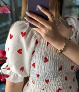 Платье с цветочным принтом  SABI-135A500