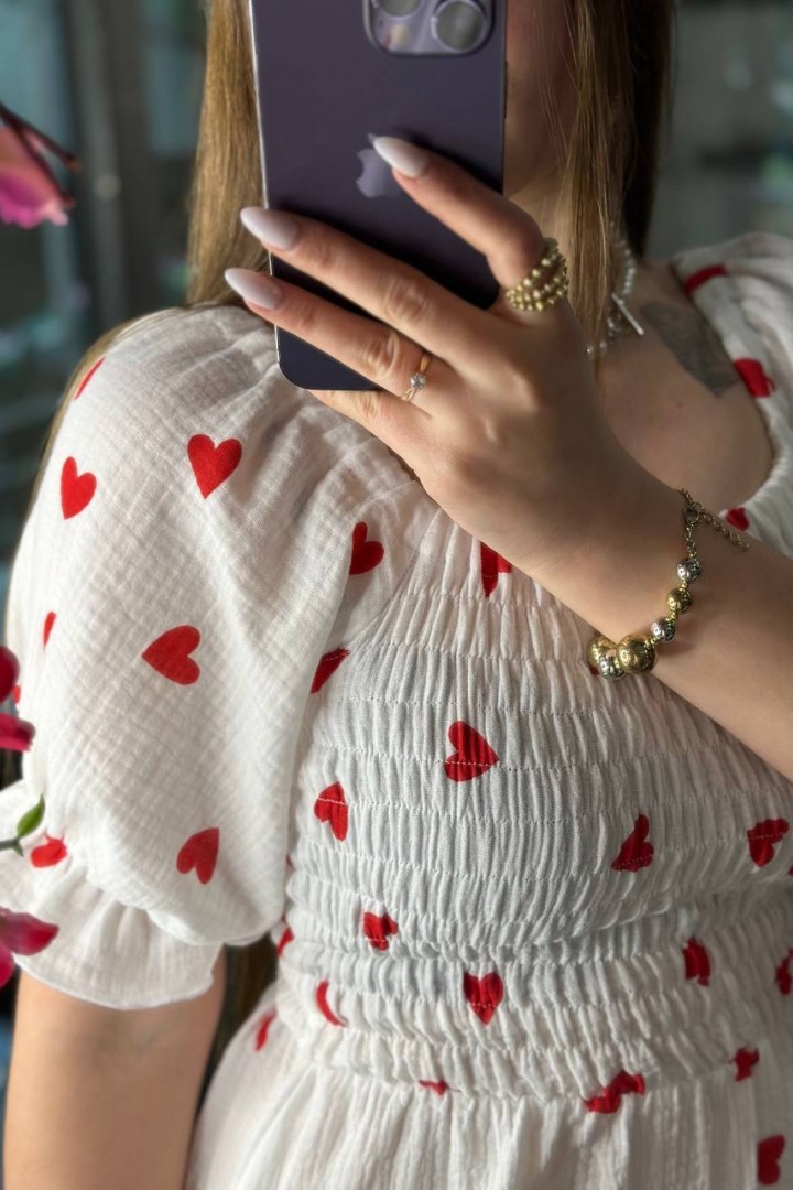 Платье с цветочным принтом  SABI-135A500