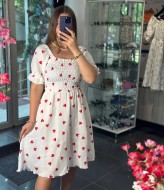 Платье с цветочным принтом  SABI-135A500