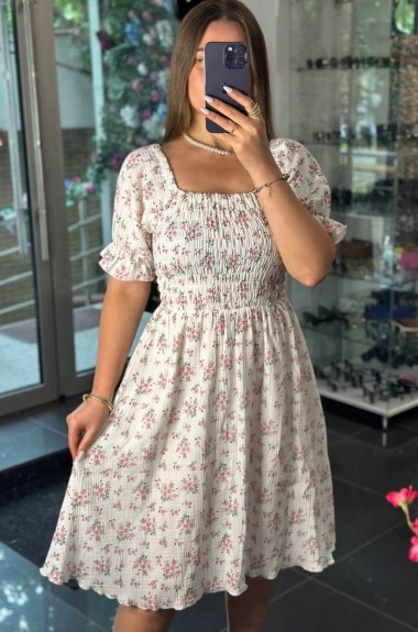 Нежное платье с цветочным принтом SABI-135A500