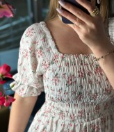 Платье с цветочным принтом  SABI-135A500