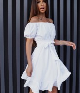 Летнее платье однотонное LIB-8897A400