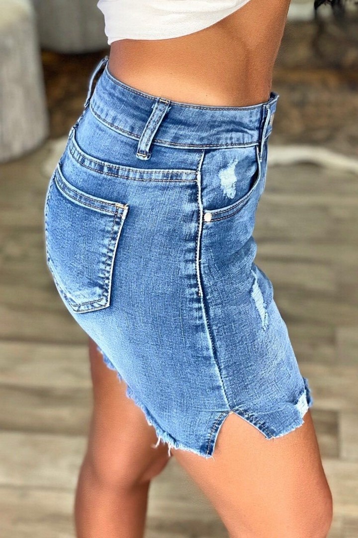 Стильная джинсовая юбка NAV-3756A300