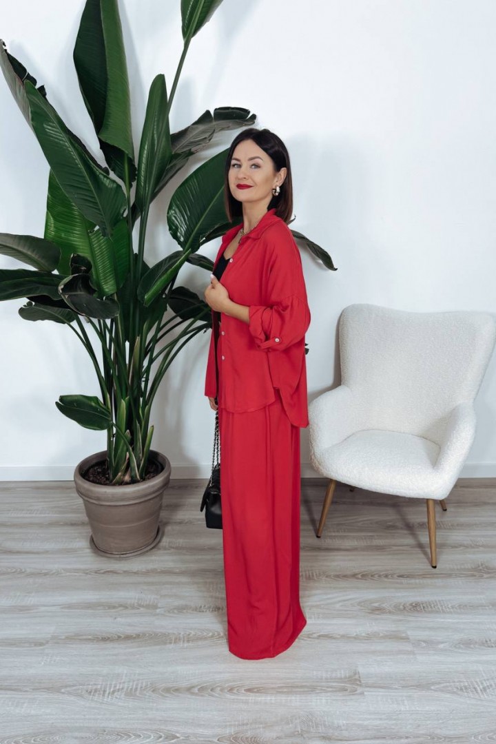 Костюм з широкими брюками RED-rs128A650