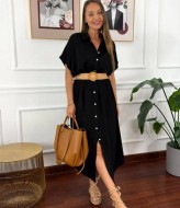 Легкое платье рубашка RED-rs133A550