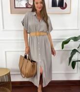 Легкое платье рубашка RED-rs133A550