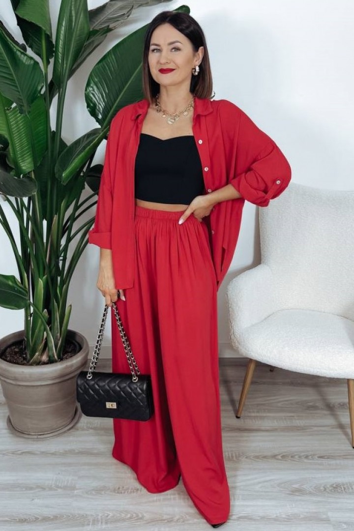 Костюм з широкими брюками RED-rs128A650