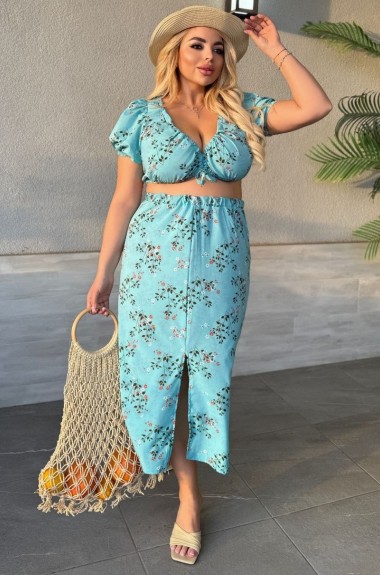 Костюм спідниця та топ ET-717A400 Костюм спідниця та топ ET-717A400