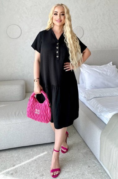 Летнее льняное платье CUR-840A500