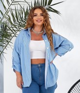 Полосатая рубашка женская AZ-8281A9