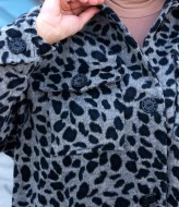 Пальто с принтом EY-483A34B38