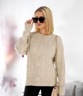 Вязаная женская кофта  IB-1003A530