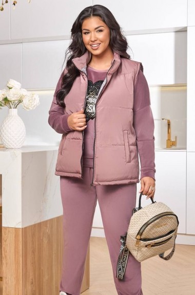 Костюм тройка велюровый женский AD-046.050A950