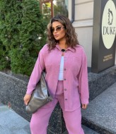 Вельветовый костюм с рубашкой LZ-M1211A630