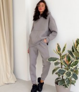 Теплый спортивный костюм женский на флисе  POK-348A1080B1180