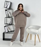 Спортивный костюм трехнитка на флисе женский  RAL-127A680