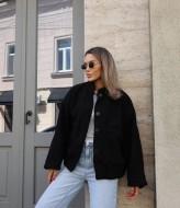 Бомбер женский теплый  AXY-068A600