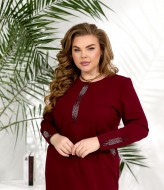 Приталенное платье со стразами LISA-291A510