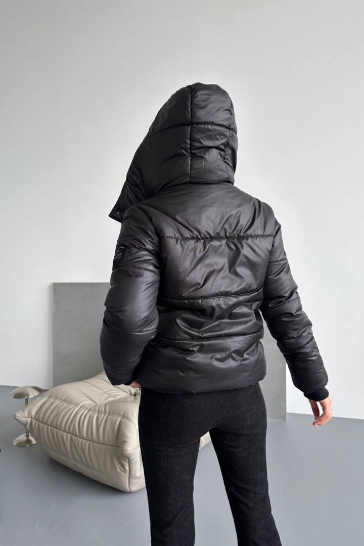 Куртка женская с капюшоном зима  JW-2028A1050