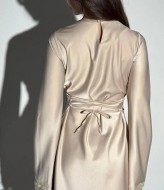 Элегантное платье с кружевом VOL-724A500