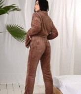 Пижама женская с штанами теплая MV-814A600