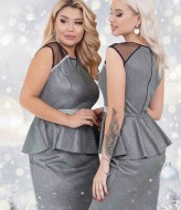 Платье с баской AS-437A200