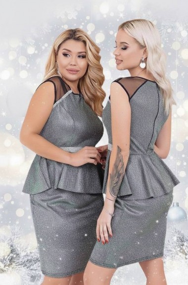 Платье с баской AS-437A200