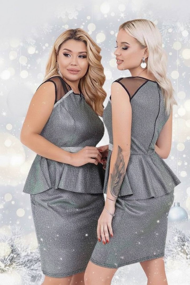 Платье с баской AS-437A200