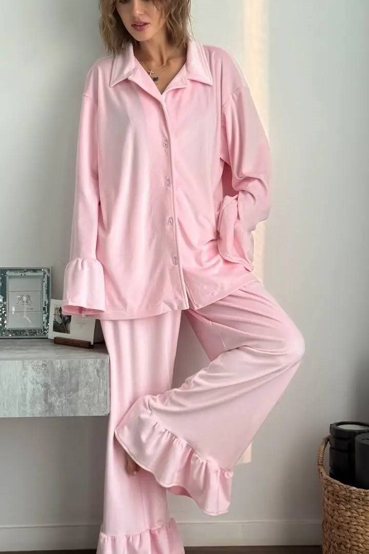 Шелковый домашний костюм  EST-5999A780