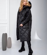 Стеганое пальто с капюшоном SD-01A800