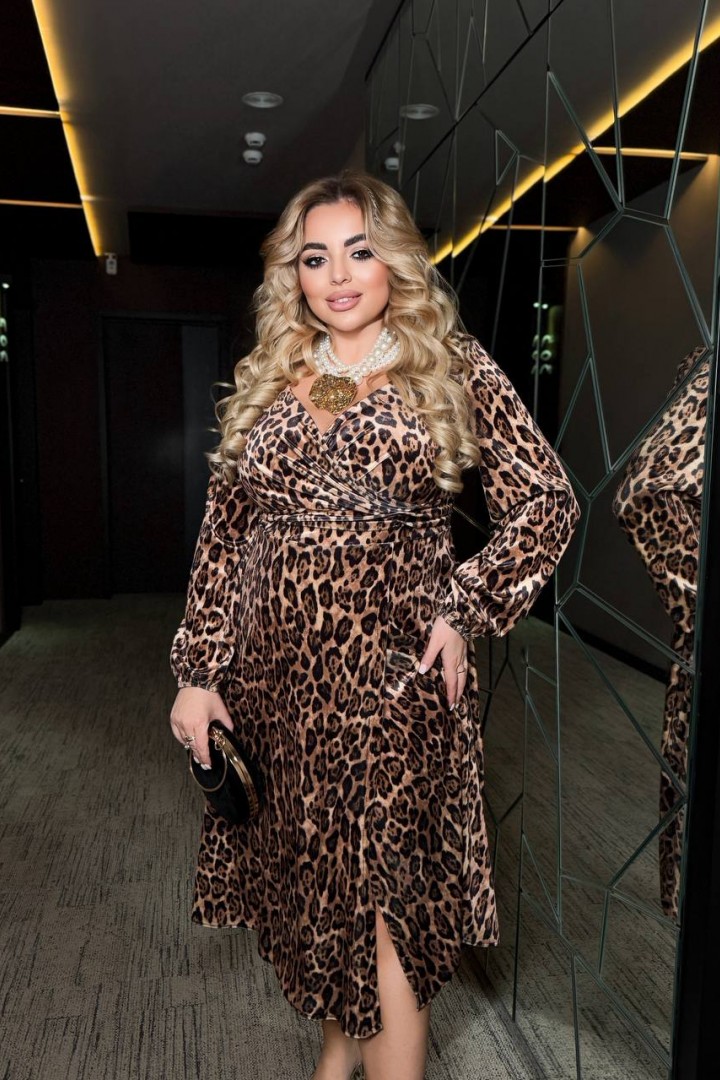 Платье леопардовое MA-N2165.1A1000