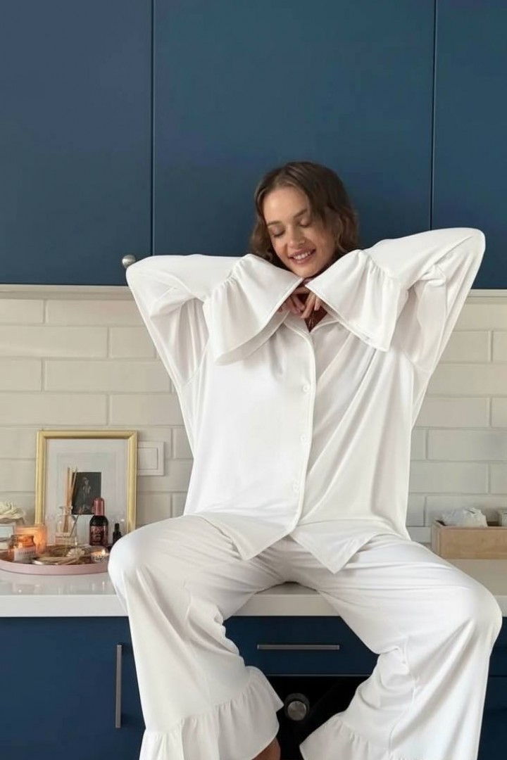 Шелковый домашний костюм  EST-5999A780