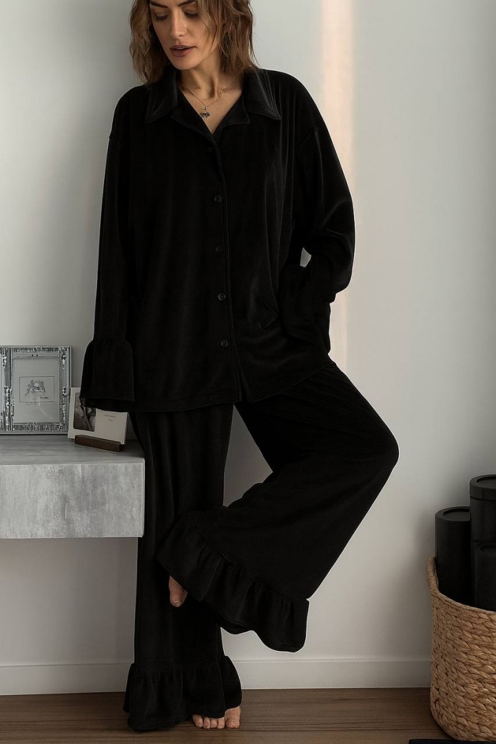 Шелковый домашний костюм  EST-5999A780