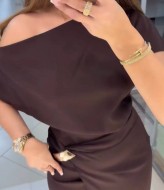 Платье запахом EST-5912A650