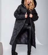 Стеганое пальто с капюшоном SD-01A800