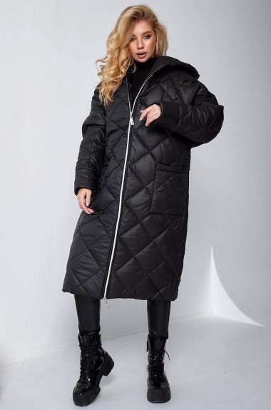 Стеганое пальто с капюшоном SD-01A800 Стеганое пальто с капюшоном SD-01A800