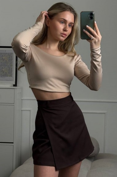 Женская юбка шорты  AJO-510A350