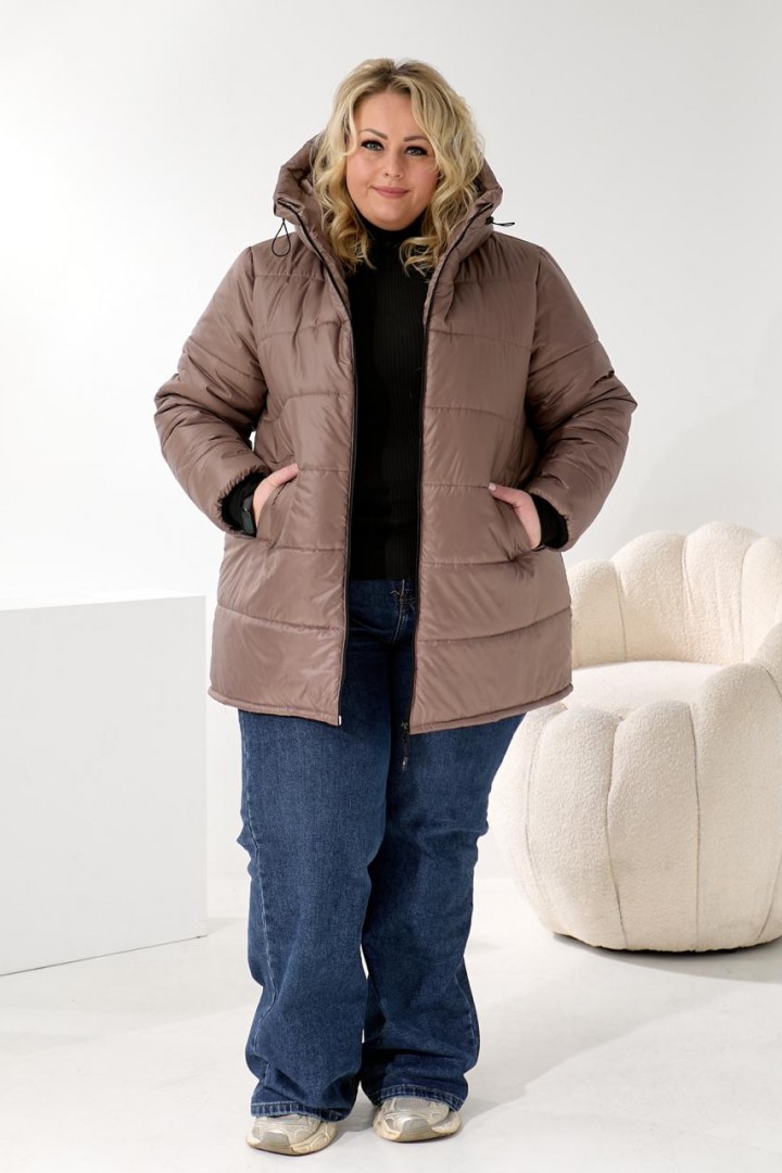 Зимова довга куртка DV-R4428A1200