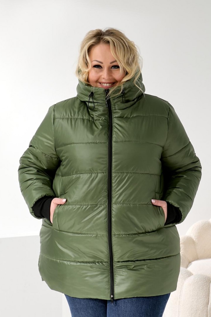 Зимова довга куртка DV-R4428A1200