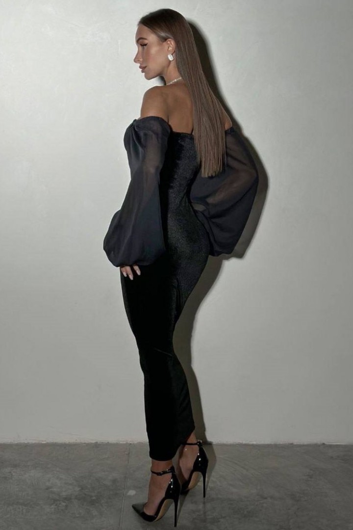 Вечернее бархатное платье ANM-254A450