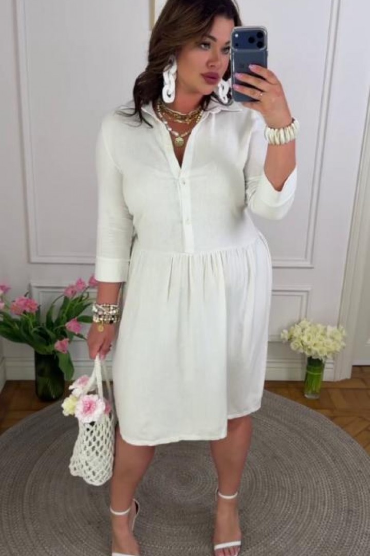 Льняное платье  BAV-2627A550