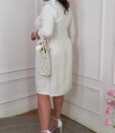 Льняное платье  BAV-2627A550