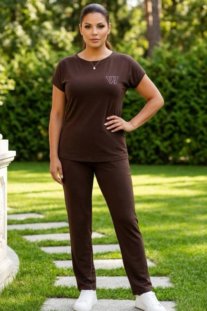 Костюм брюки с футболкой AO-2607A600