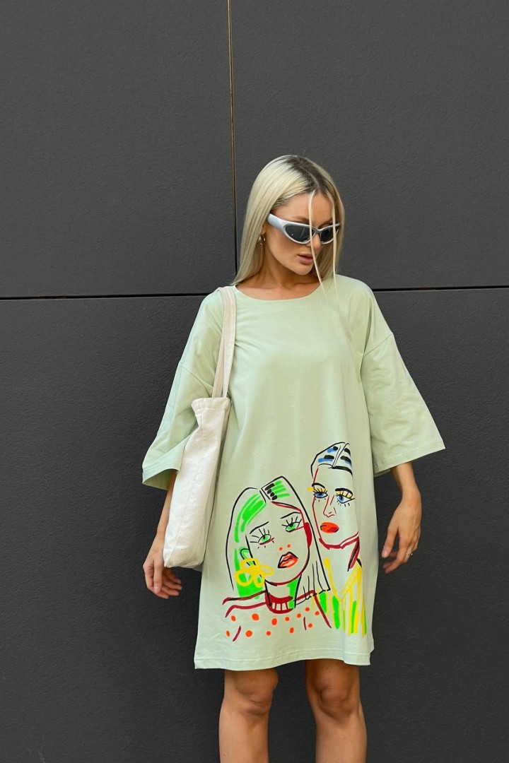 Сукня футболка  ANB-389A490